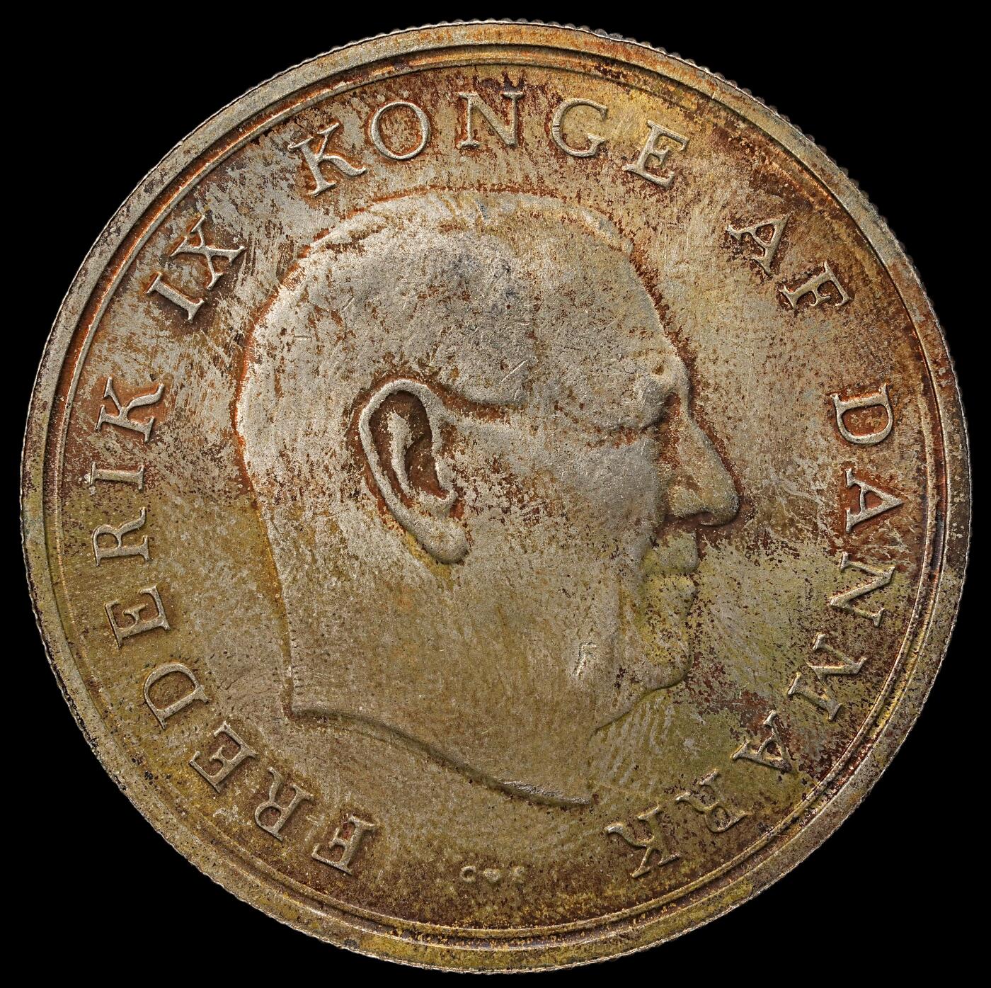 修遠堂世界钱币第九十八期 1967年丹麦玛格丽特公主结婚纪念10克朗银币 20.40g，含银80%