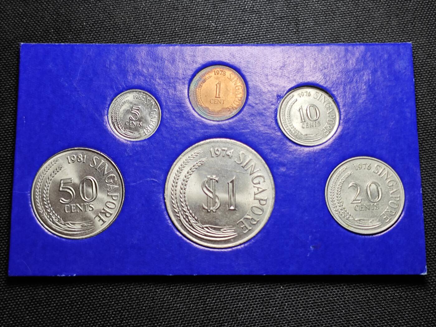 KK钱币收藏小铺 《套币 好品/批量散币专场》  2月预留时间 周末发货  新加坡动物版大小面值一套