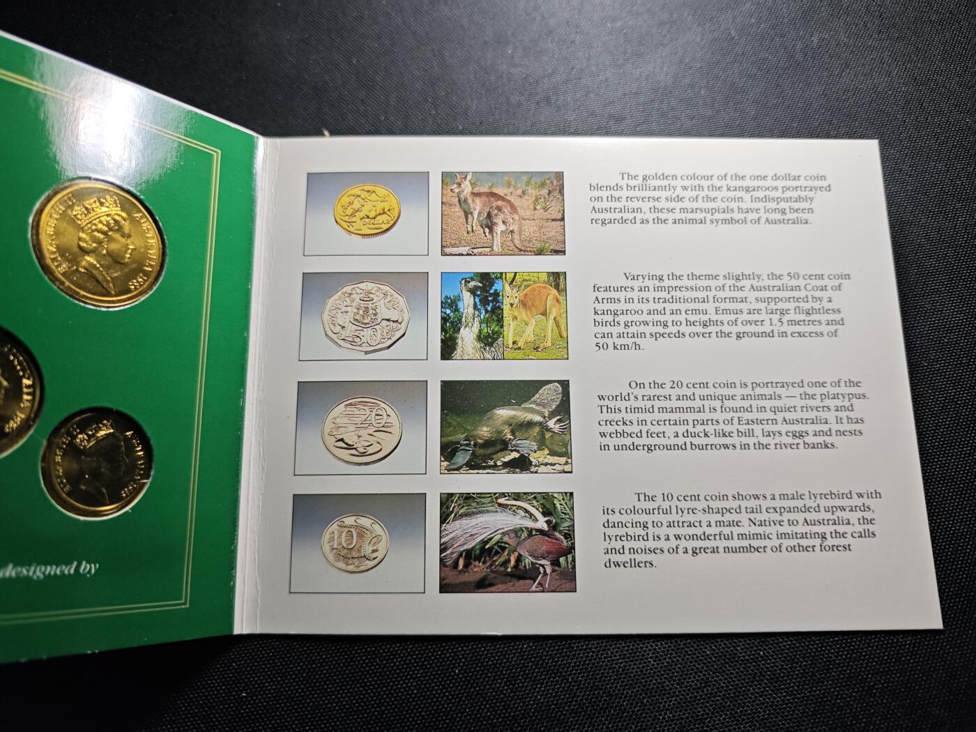 KK钱币收藏小铺 《套币 好品/批量散币专场》  2月预留时间 周末发货  1986澳大利亚大小面值清年一套