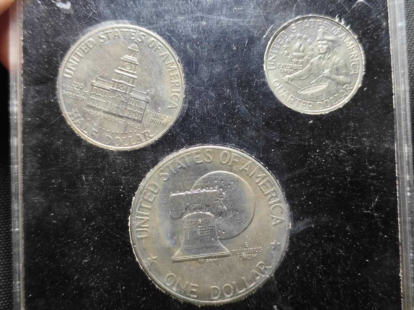 KK钱币收藏小铺 《套币 好品/批量散币专场》  2月预留时间 周末发货  1976美国建国200周年纪念套币