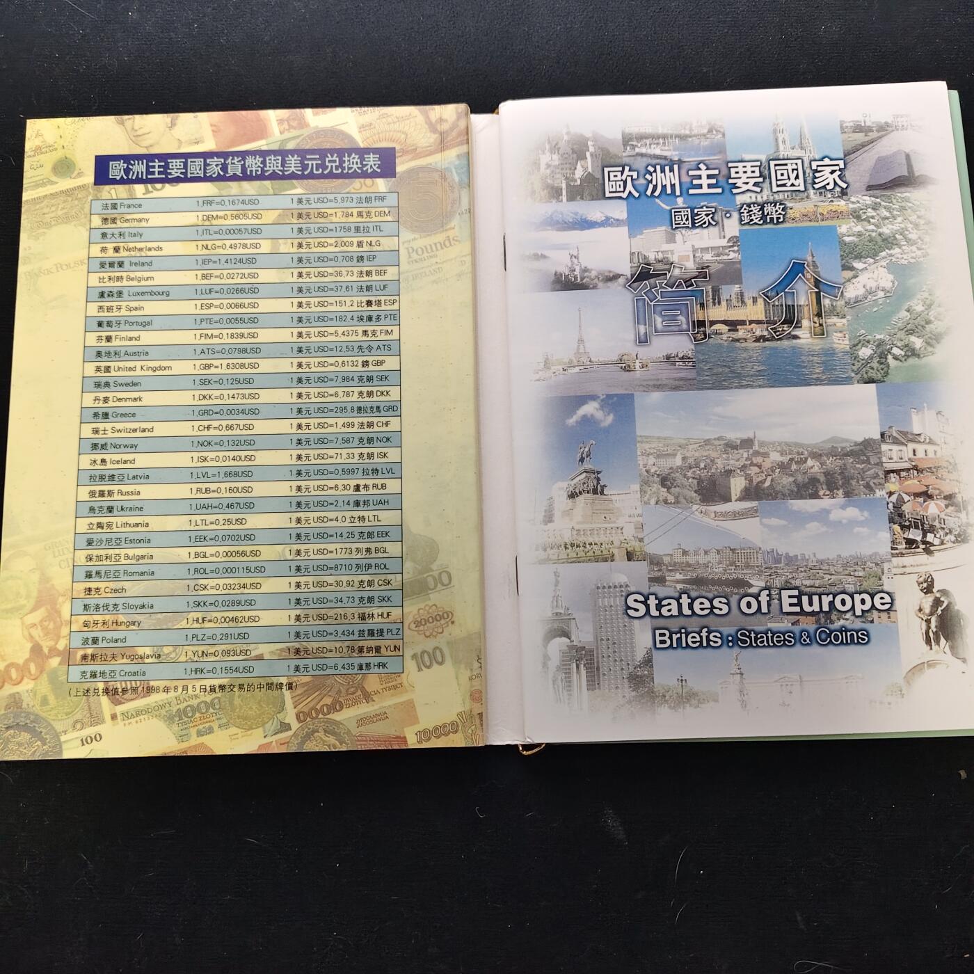 【全场包邮】纯粹捡漏拍489场（免费代拍第26场） 【收藏品】欧洲钱币护照收藏套装