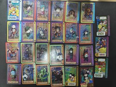 天玑星卡拍第152期《12.22周一截拍》持续收拍收评中 满赠卡需备注 - 七龙珠 Q版闪卡 自制卡 27张