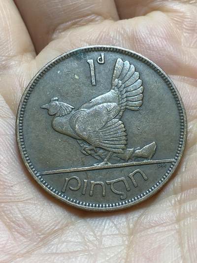 2025年第一百三十八场(总第一百六十四场）外国好品散币场(免佣金) - 爱尔兰1933年1便士(自由邦时期)