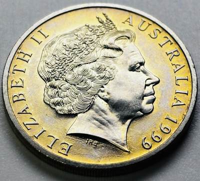 文馨钱币收藏第 286 场，圣诞节专场【 长期接收代拍品低至 0 佣金】 - 原光好品1999 年澳大利亚鸭嘴兽 20 分