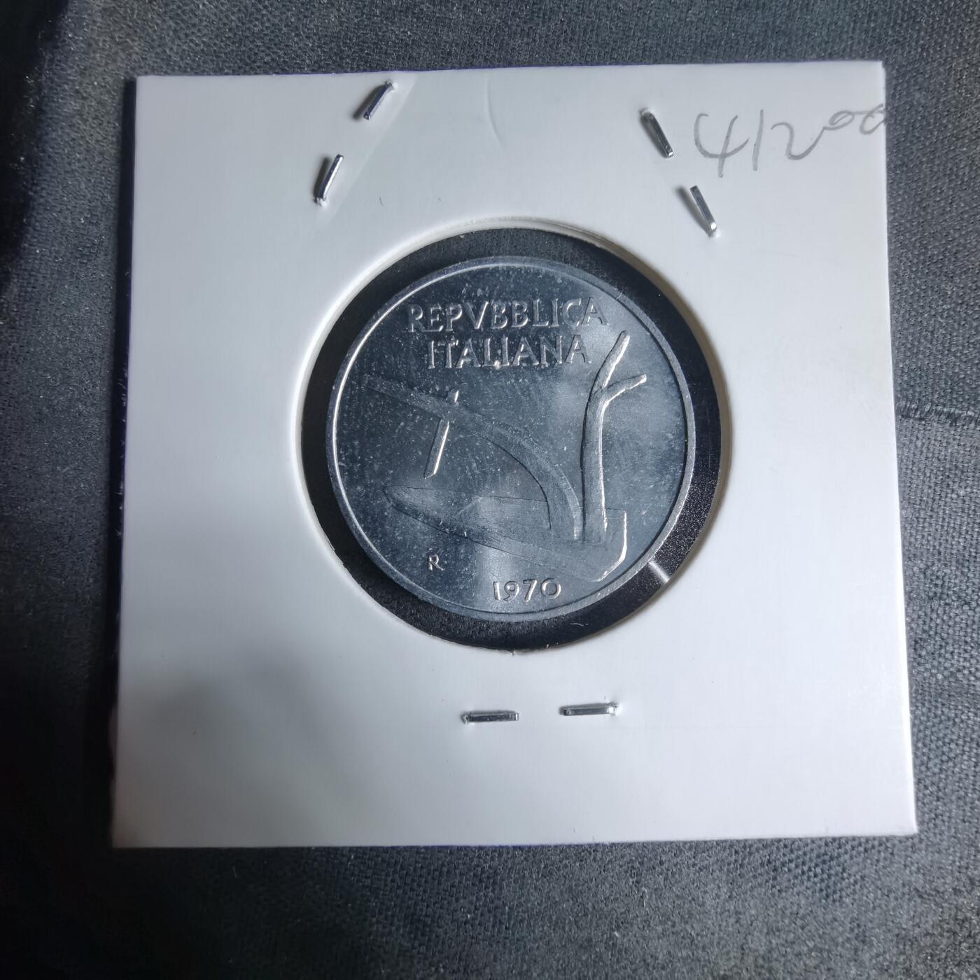 沼泽如烟--第941场 意大利1970年10里拉