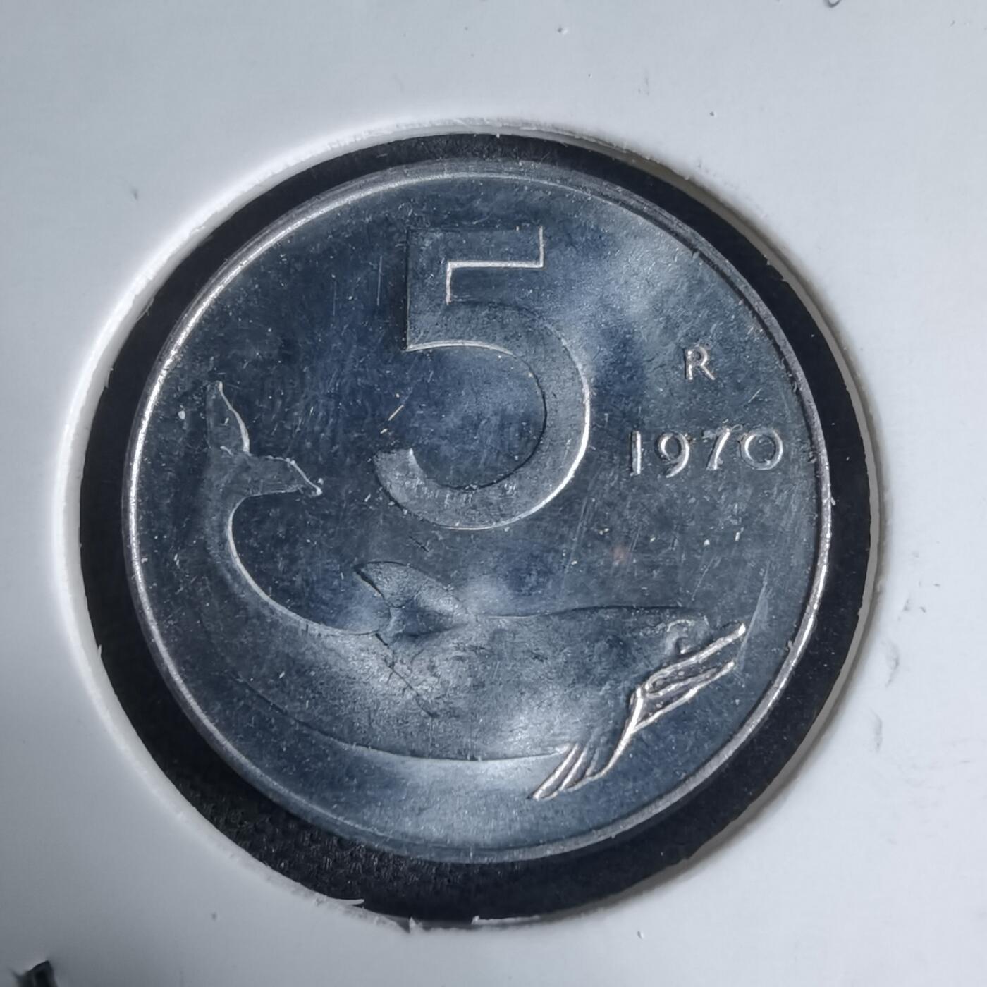 沼泽如烟--第941场 意大利1970年5里拉