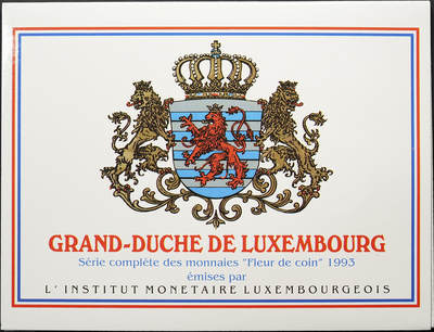 修遠堂世界钱币第九十八期 - 1993年卢森堡套币