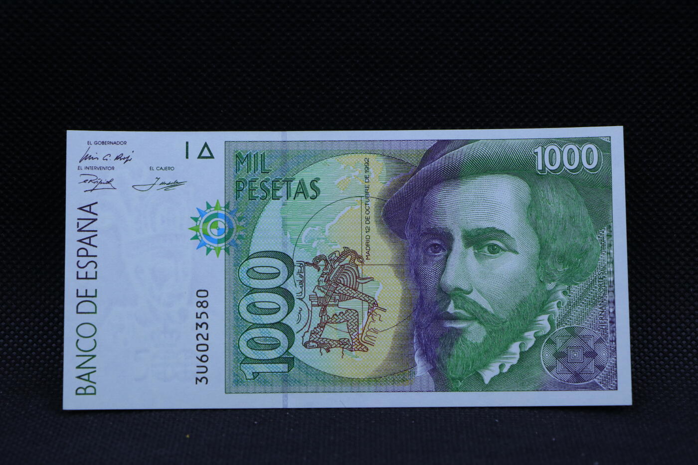 【淘币小摊】限时拍第八百三十四拍  纸币场  满百包邮可预留两周  周一统一发货   西班牙1992年1000比赛塔纸币