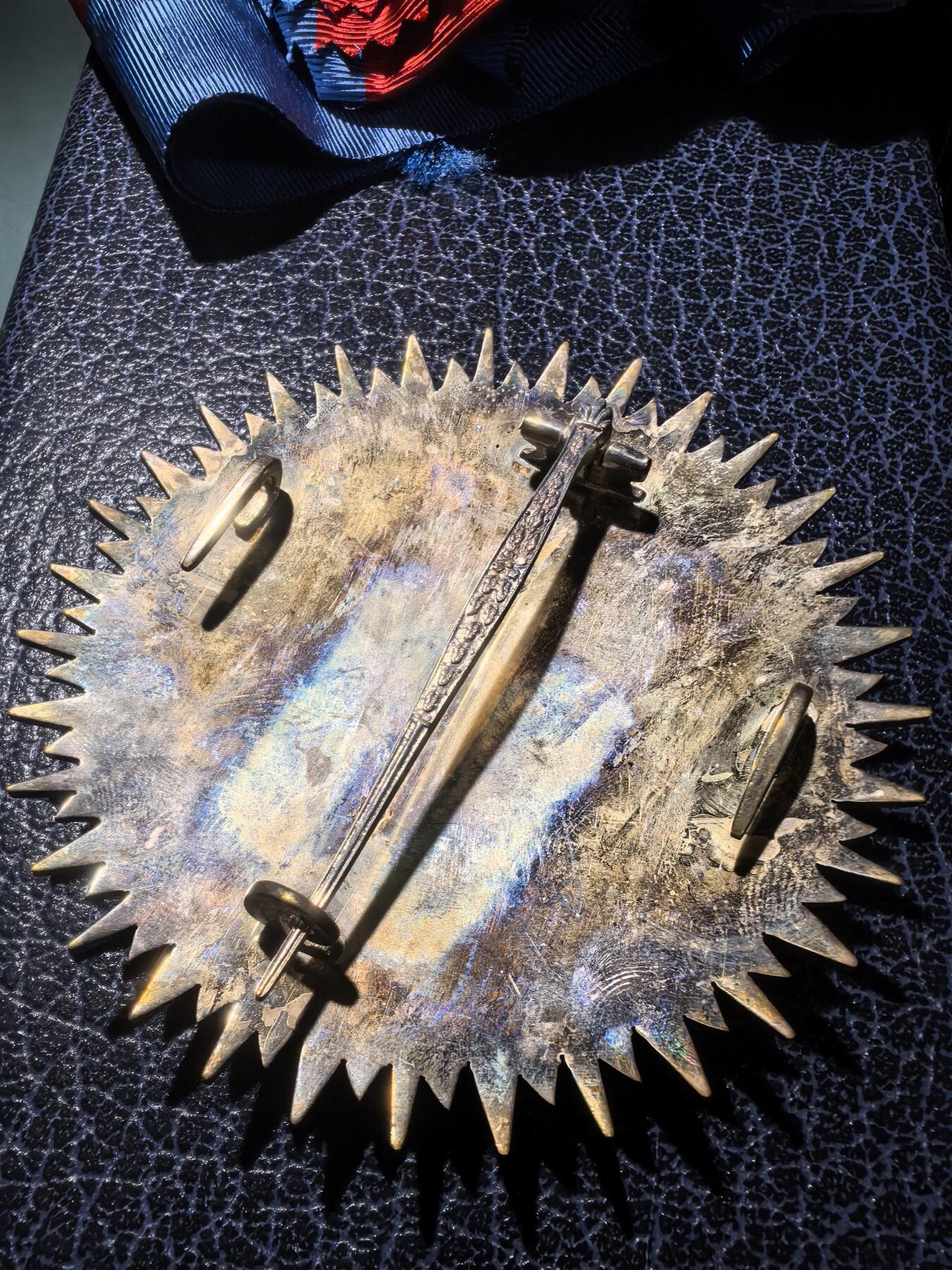 盛世勋华——号角文化勋章邮票专场拍卖第294期 阿富汗王国大十字级星辰勋章 银质 带原盒 极为少见