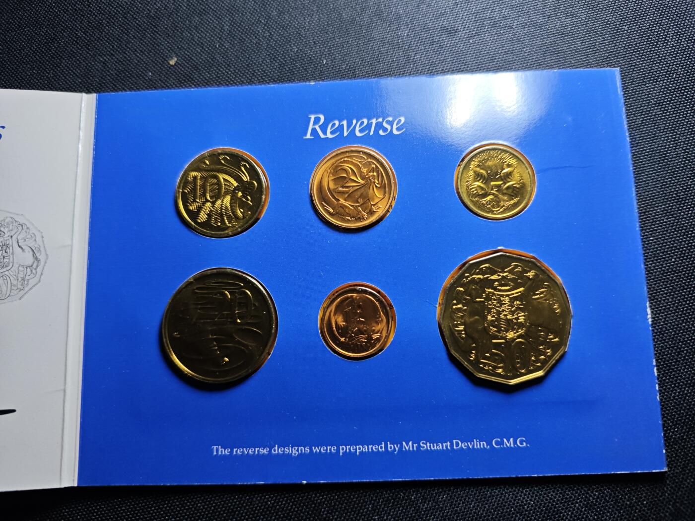 KK钱币收藏小铺 《套币 好品/批量散币专场》  2月预留时间 周末发货  1984澳大利亚大小面值清年一套