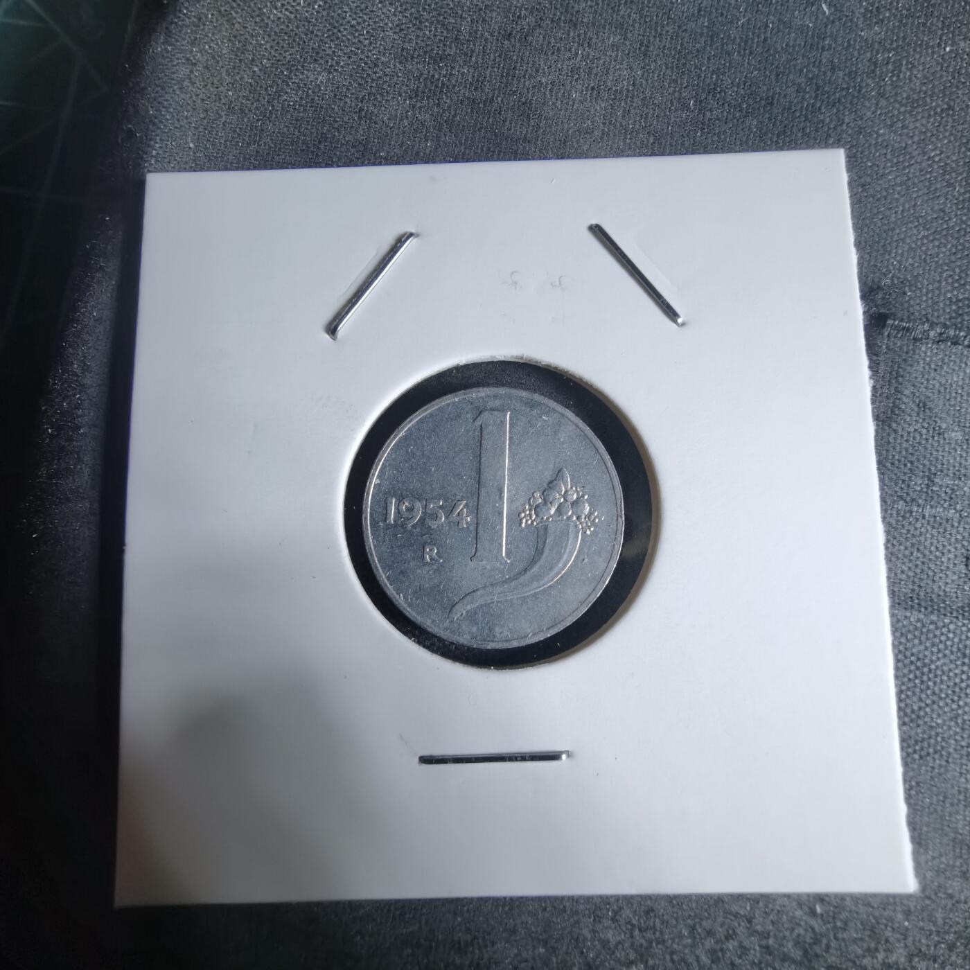 沼泽如烟--第941场 意大利1954年1里拉