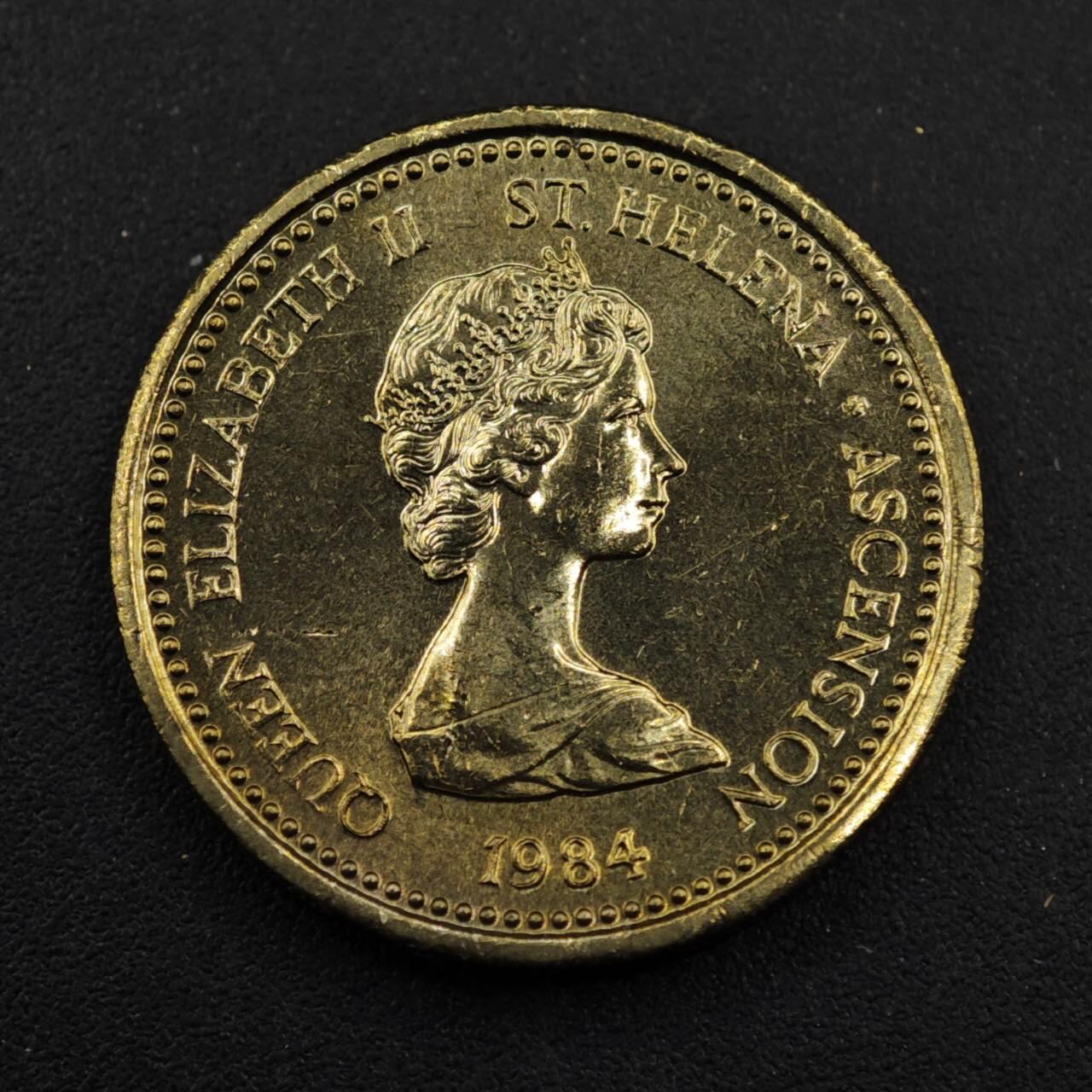 【淘币小摊】实时拍第八百三十三拍   散币场   满百包邮可预留二周 每周一统一发货   圣赫勒拿1984年燕鸥1镑铜币