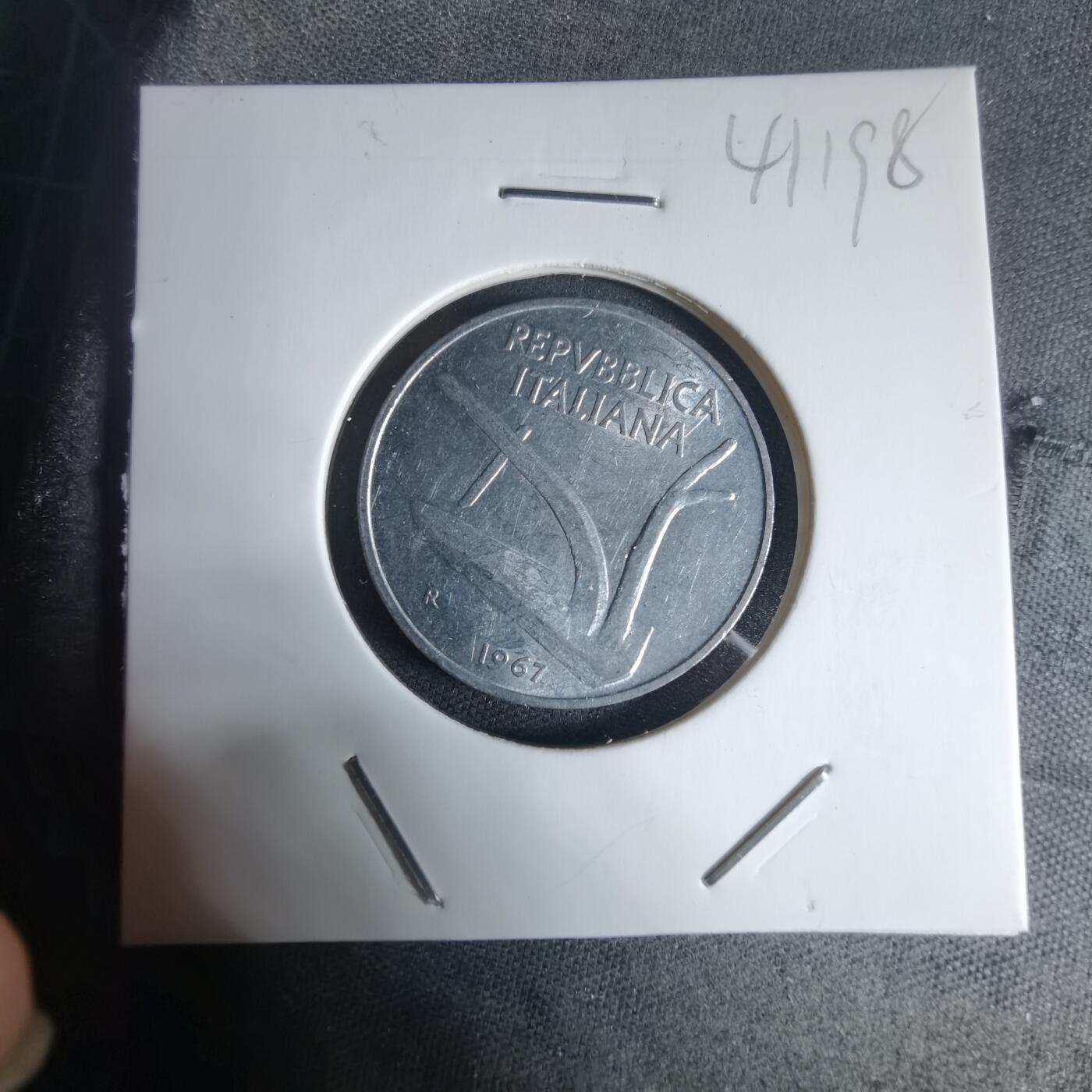 沼泽如烟--第941场 意大利1967年10里拉