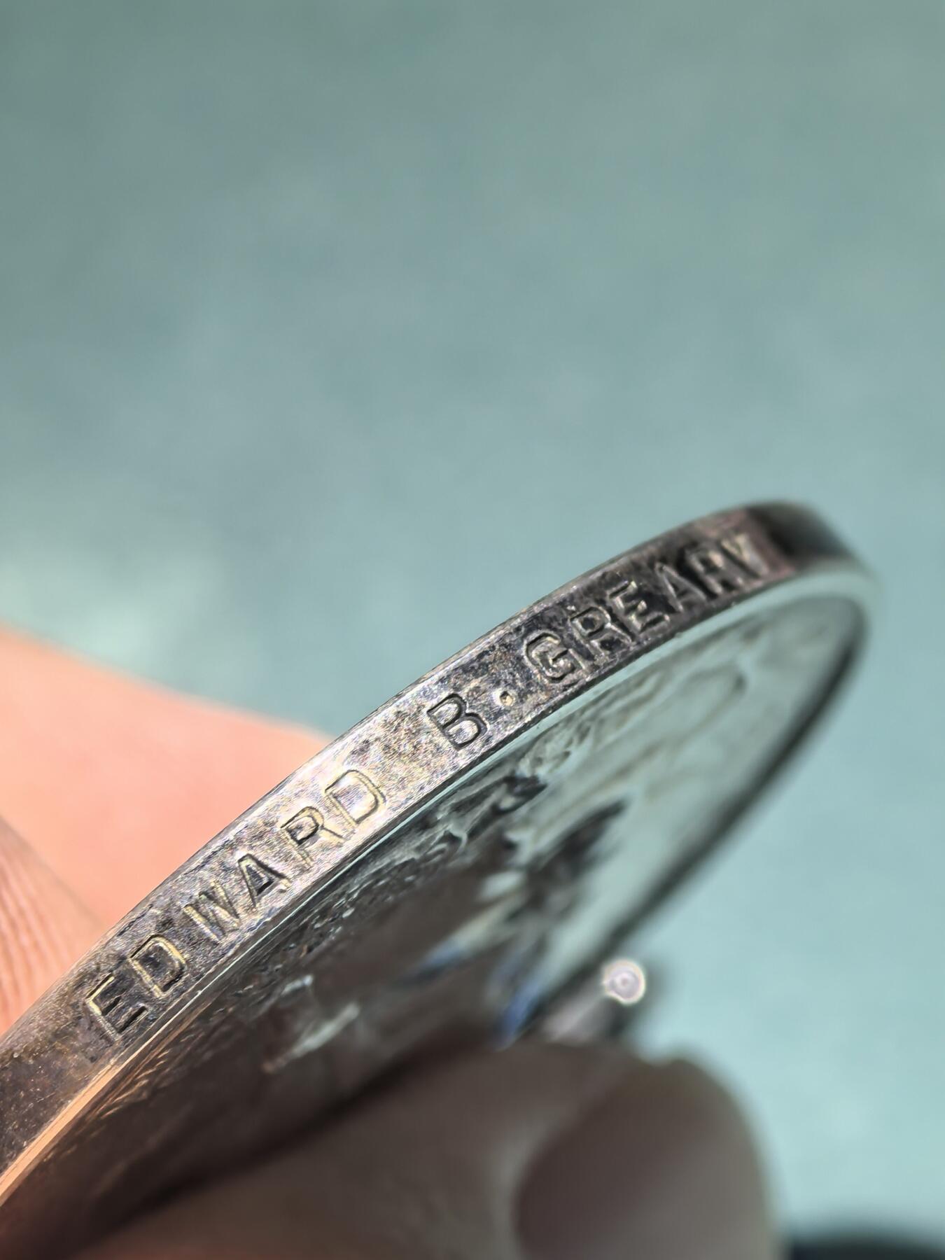 盛世勋华——号角文化勋章邮票专场拍卖第294期 英国一战战争奖章 银制 重1盎司925银 原绶带带边铭