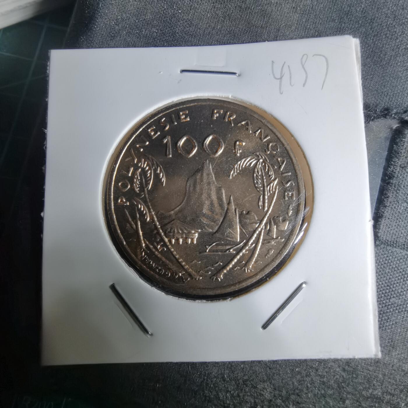 沼泽如烟--第941场 法属波利尼西亚1986年100法郎