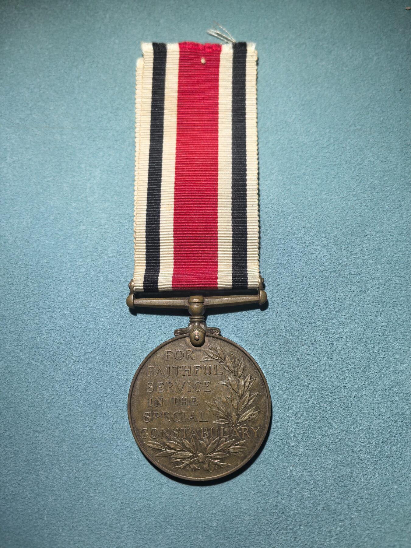 盛世勋华——号角文化勋章邮票专场拍卖第294期 英国志愿警察长期服务奖章 早期乔治六世版 带边铭