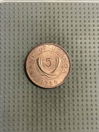 2025年第142场各国散币拍卖（总第142场） - 乌干达1966年5分