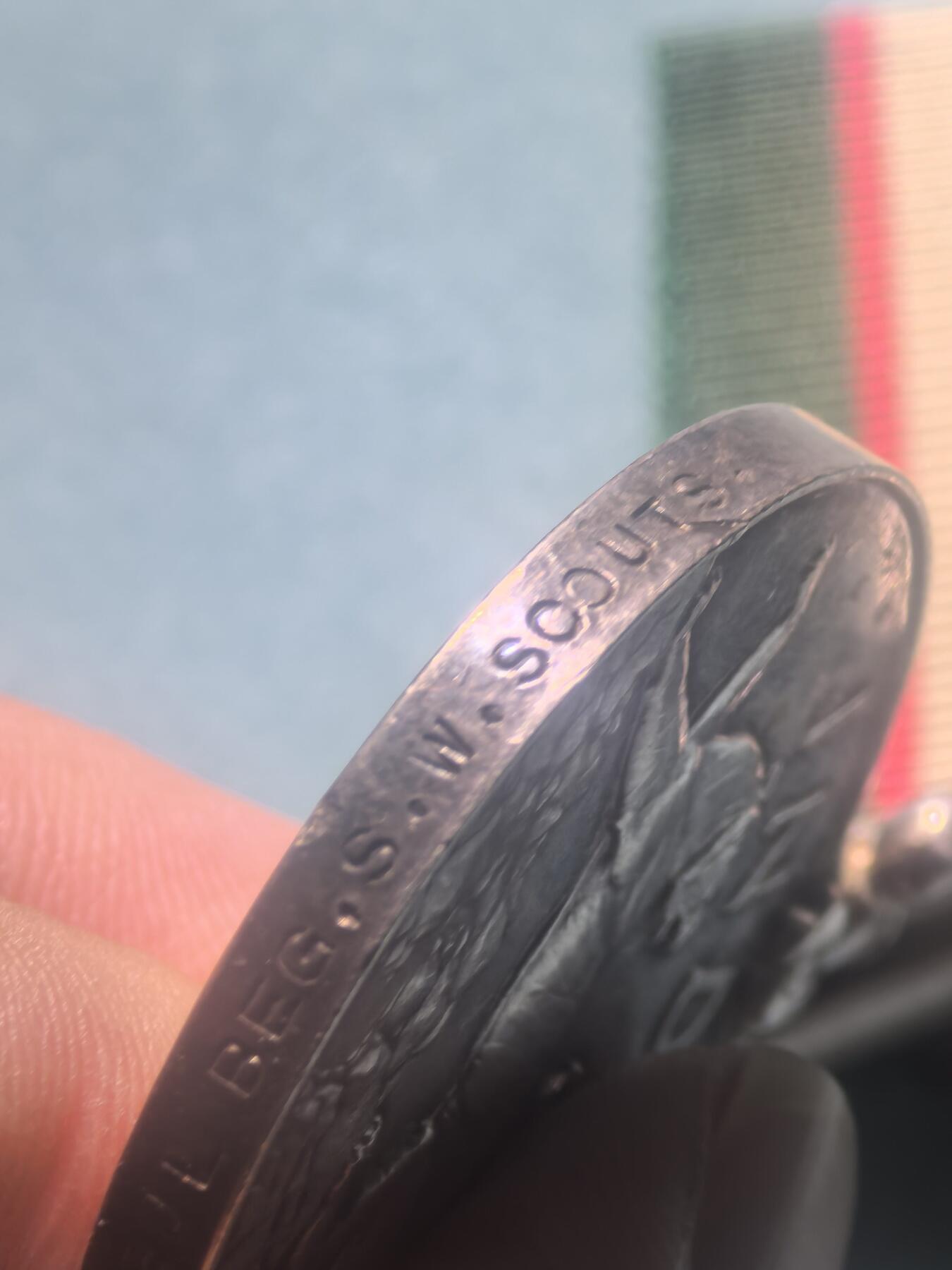 盛世勋华——号角文化勋章邮票专场拍卖第294期 英国乔治六世版印度服役奖章 银制 带刻名 带西北前线1936-37 勋条 授予这一时间在英属印度服役的军人