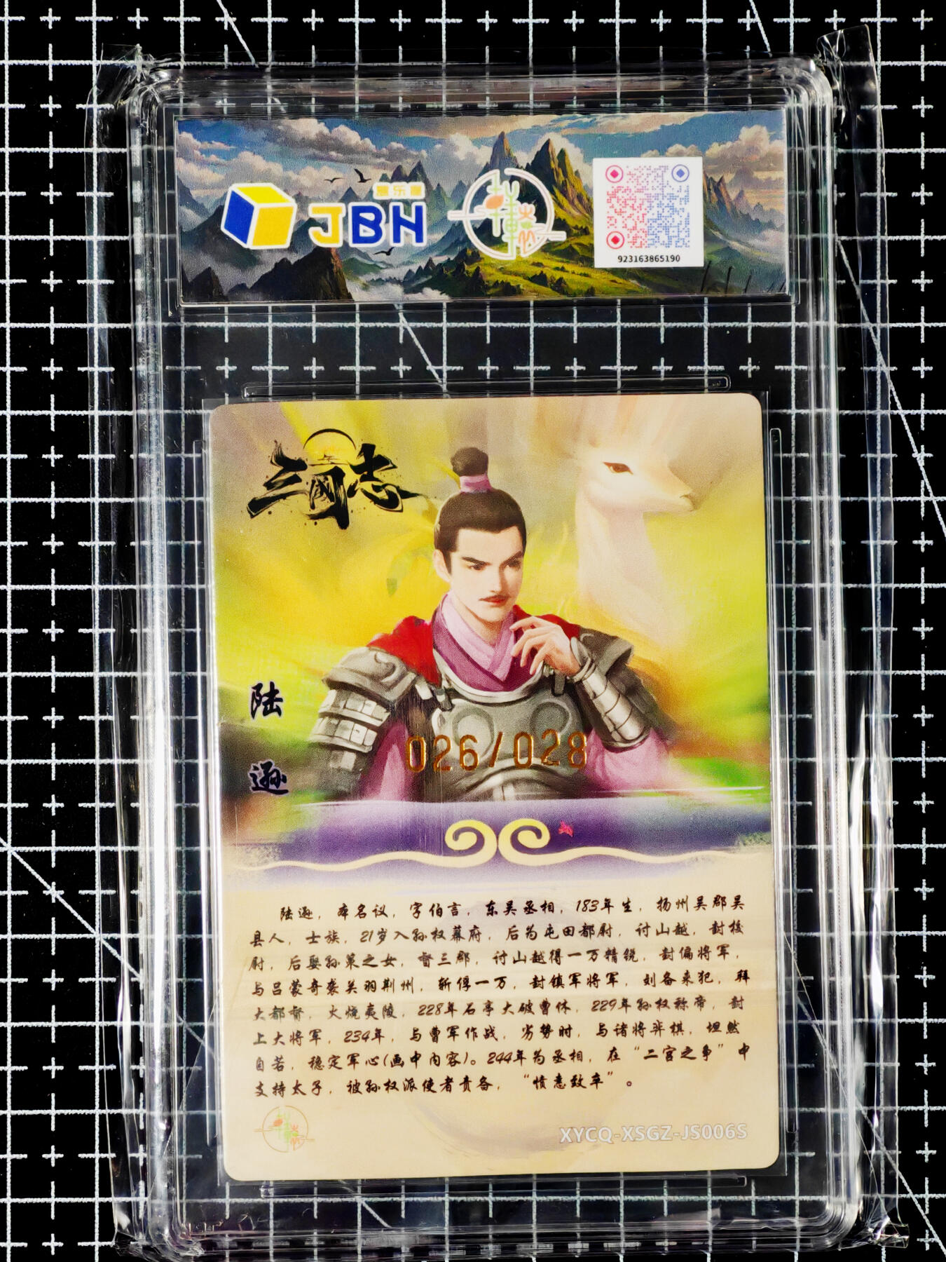 琦卡当当铺～第26期★★各种小漏~支持寄存★★~【9点40结束】扫码加群抽[包邮券]~ 2025 轩辕春秋联名限定礼盒 星三国志 陆逊（异色） 9.5 1张 (026/028)