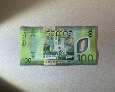 【Blue Auction】世界纸币精拍第765期——18级TOP拍卖/信誉/品质/专业/高效💫 - 【补号 倒置号】萨摩亚 新版100元 全新UNC