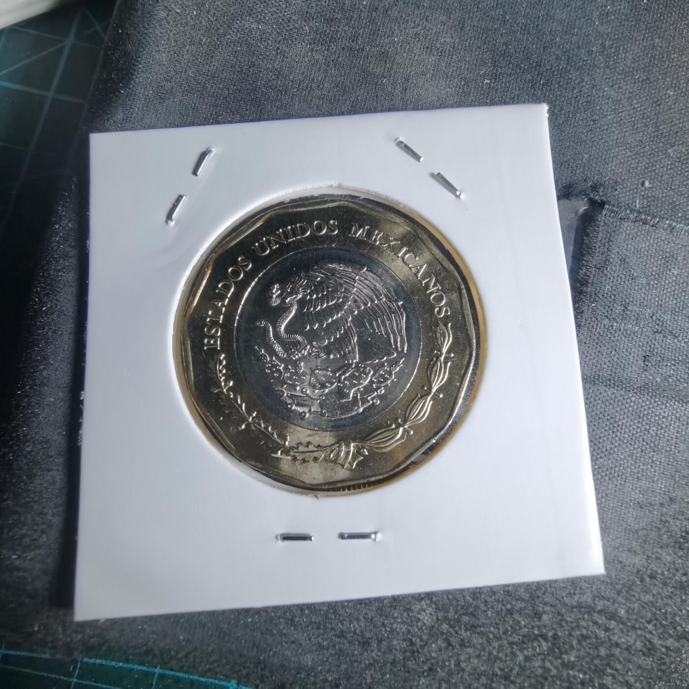 沼泽如烟--第941场 墨西哥2021年20比索纪念币