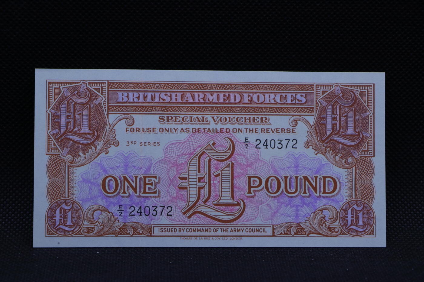 【淘币小摊】限时拍第八百三十四拍  纸币场  满百包邮可预留两周  周一统一发货    英国1镑军票