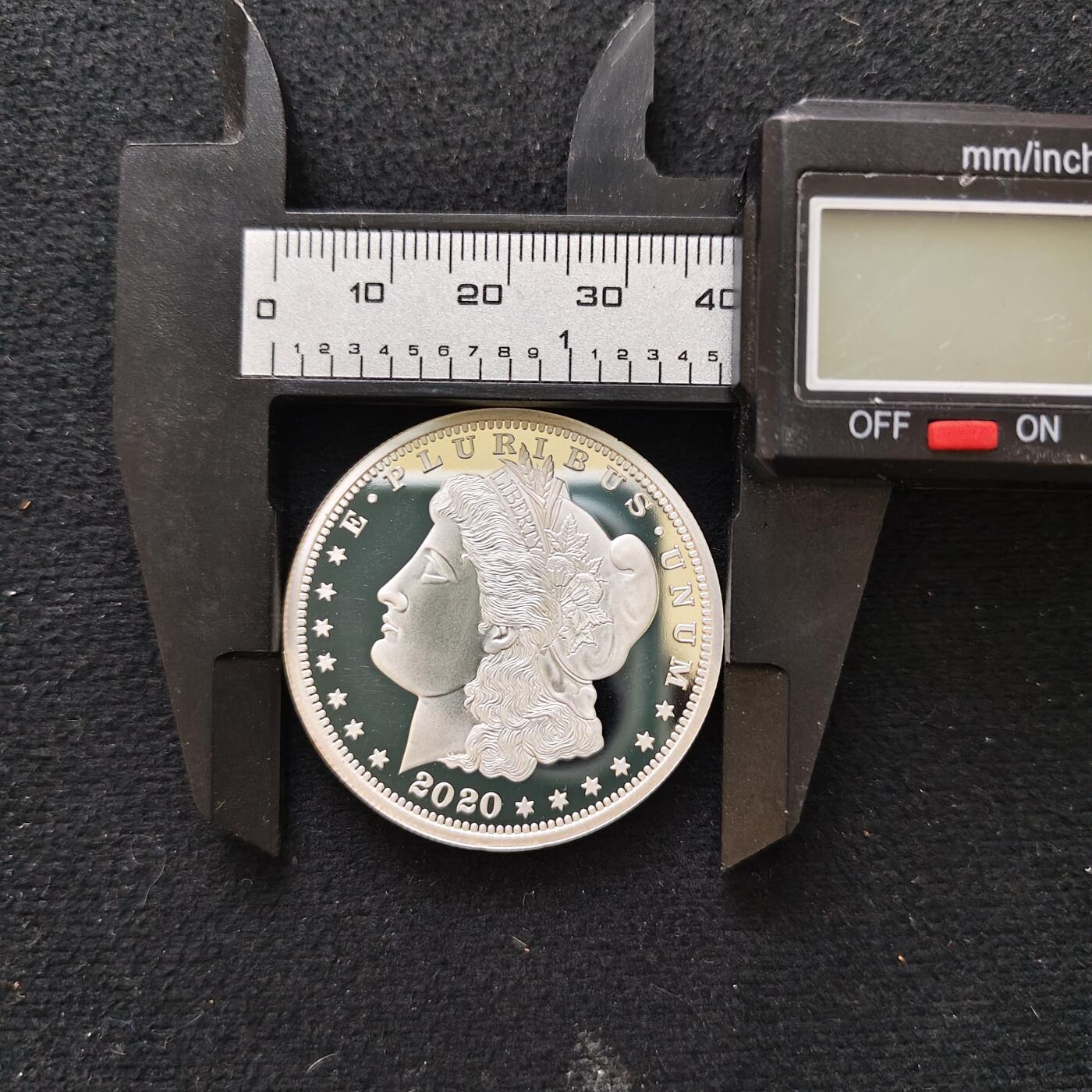 【全场包邮】纯粹捡漏拍489场（免费代拍第26场） 【银章】美国2020发行大事记1886年格罗夫·克利夫兰时期自由女神建立（39毫米26克）精制纪念银章