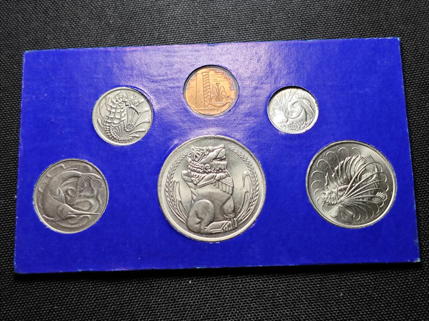 KK钱币收藏小铺 《套币 好品/批量散币专场》  2月预留时间 周末发货  新加坡动物版大小面值一套