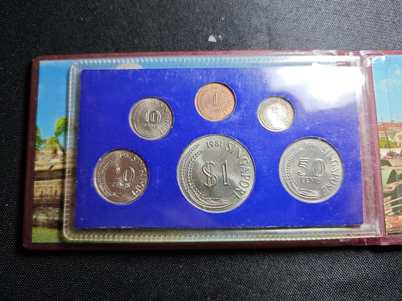 KK钱币收藏小铺 《套币 好品/批量散币专场》  2月预留时间 周末发货  1981新加坡大小面值清年一套 动物版