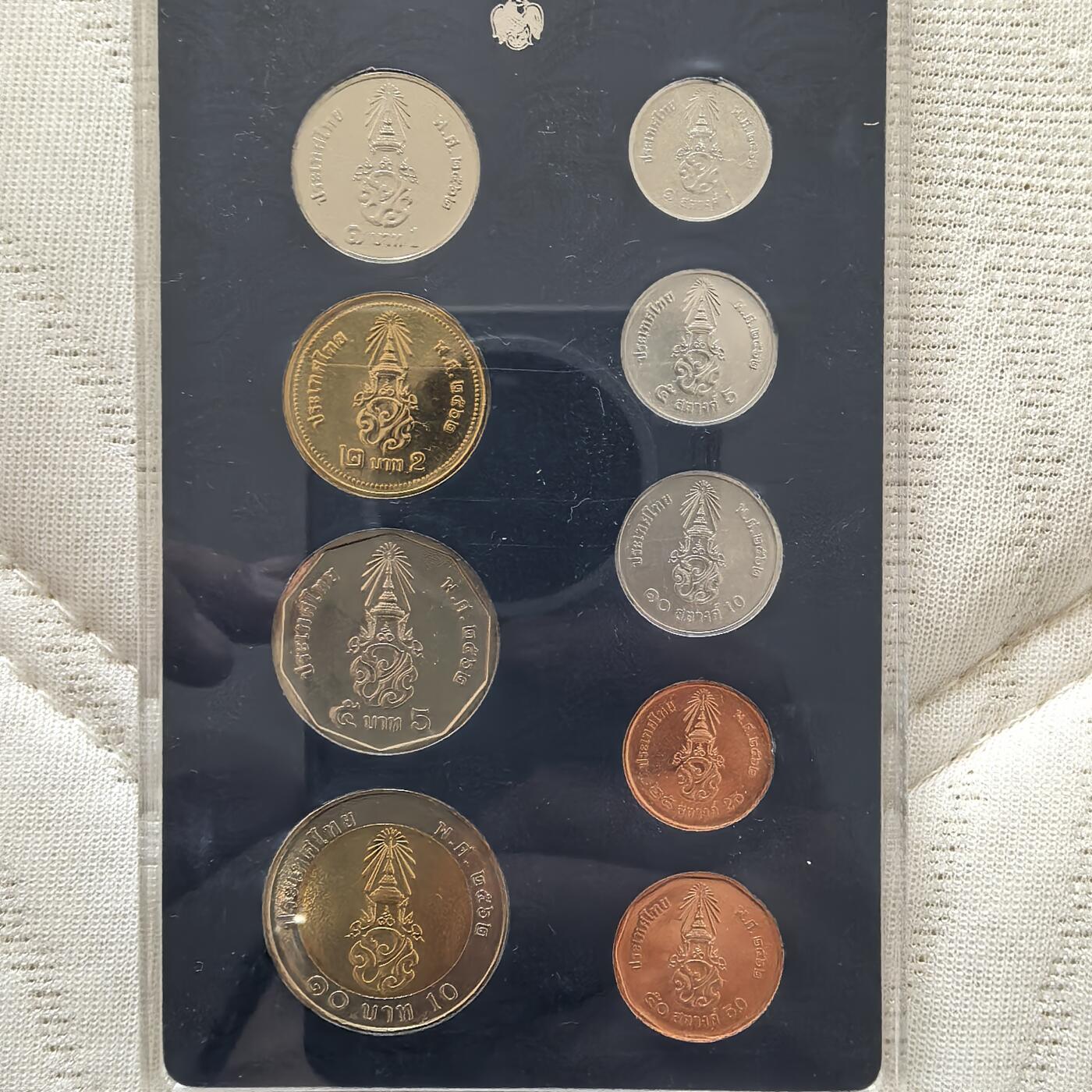 道一币馆币章第一百六十场 原包装 泰国2019年官方套币九枚