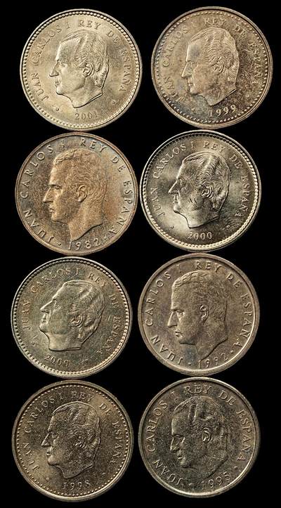 修遠堂世界钱币第九十八期 - 西班牙100比塞塔一组 未流通