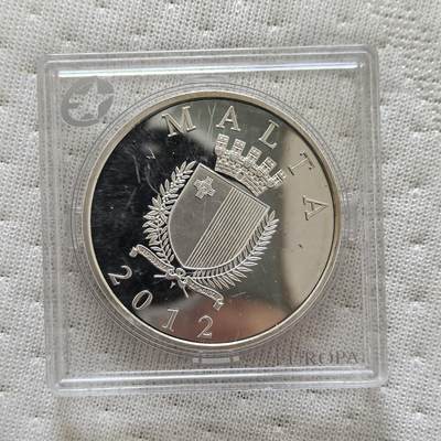 道一币馆币章第一百六十场 - 欧洲之星 马耳他2012年艺术家-安东尼奥·西奥蒂诺10欧元精制银币 28.28g 925S 