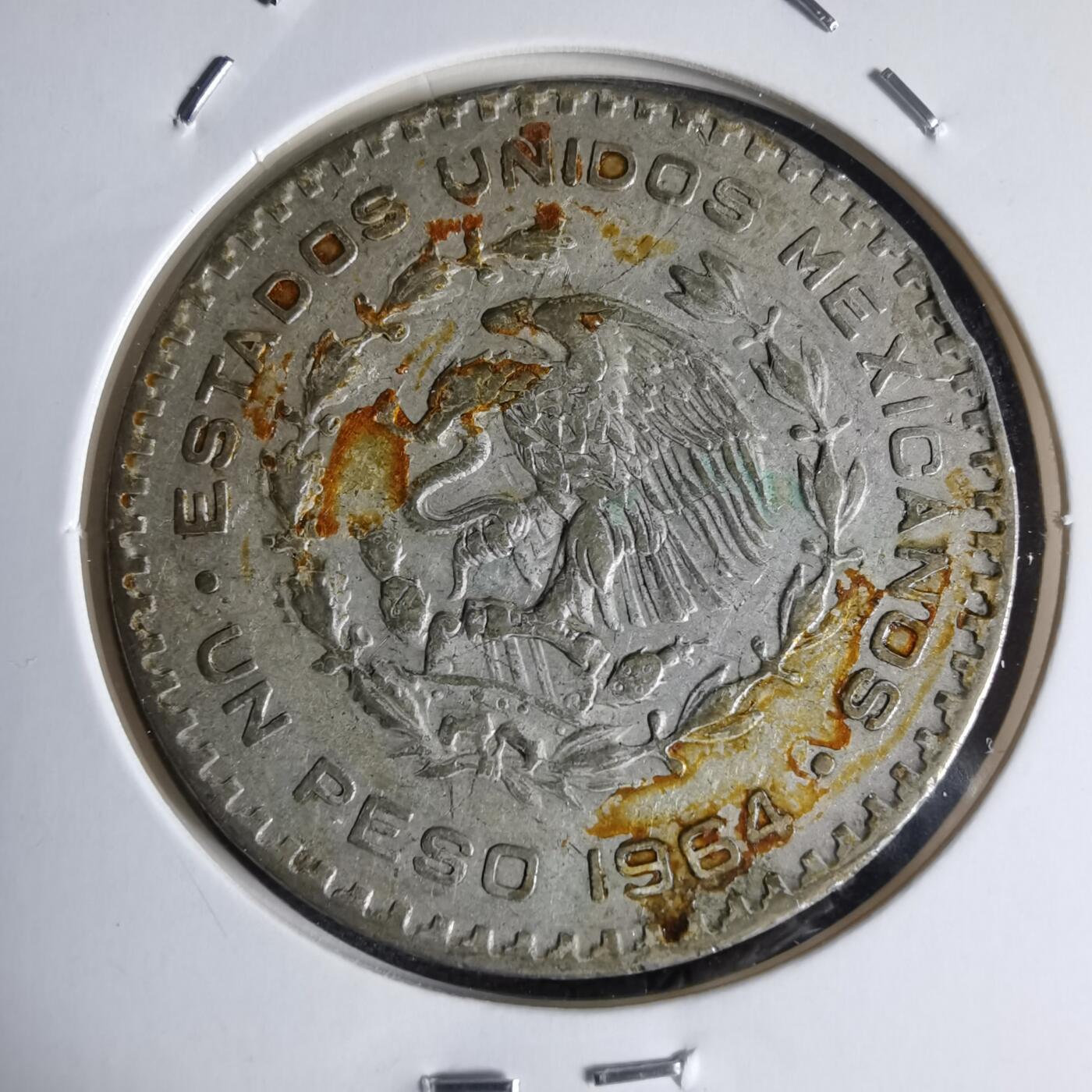 沼泽如烟--第941场 墨西哥1964年1比索银币