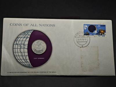 【淘币小摊】实时拍第八百三十三拍   散币场   满百包邮可预留二周 每周一统一发货   - 东德1978年1马克邮币封