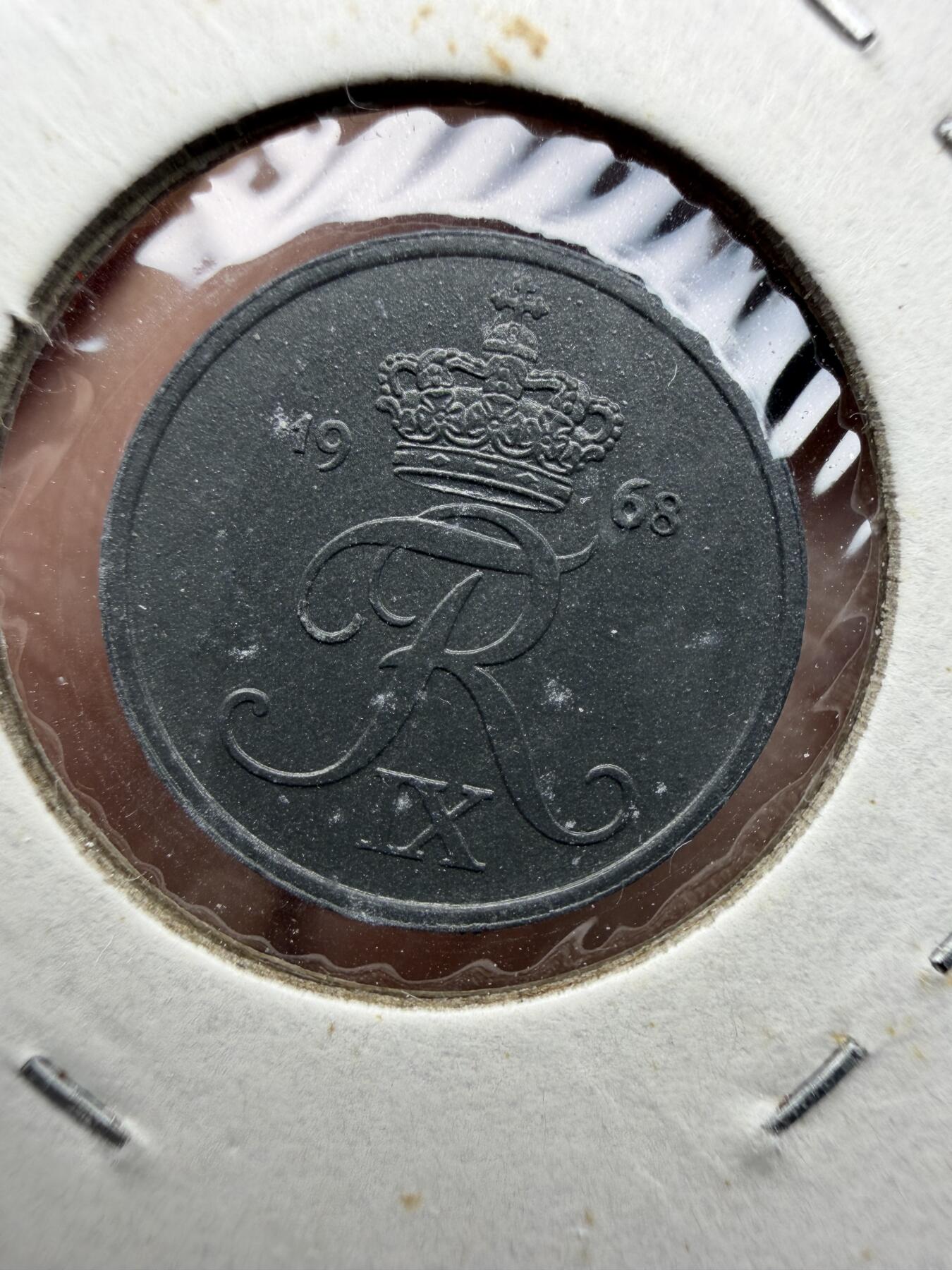 2025年集古藏今外币拍卖第十一期-第2场—（总第292拍），可以寄存60天，满160元包邮。 1968、1969年丹麦1欧尔