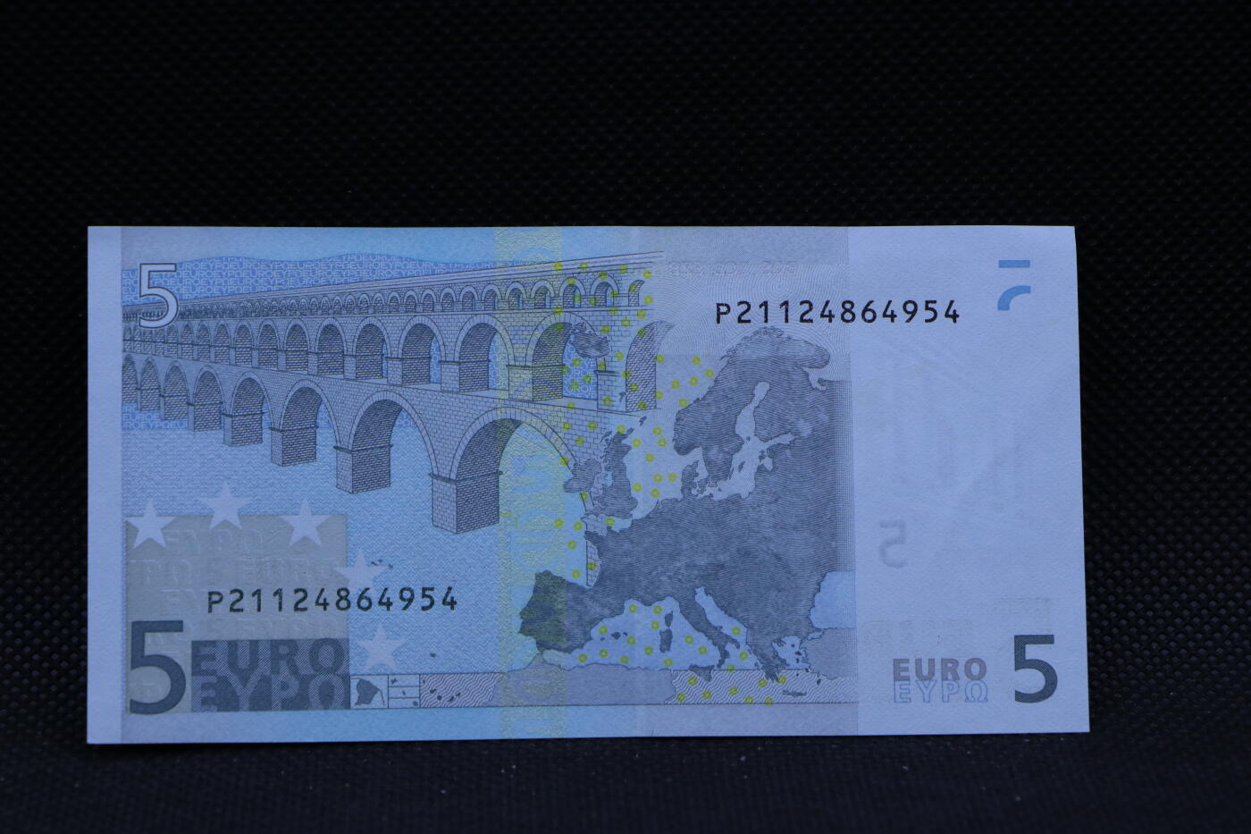 【淘币小摊】限时拍第八百三十四拍  纸币场  满百包邮可预留两周  周一统一发货    2002年5欧元纸币【有折】