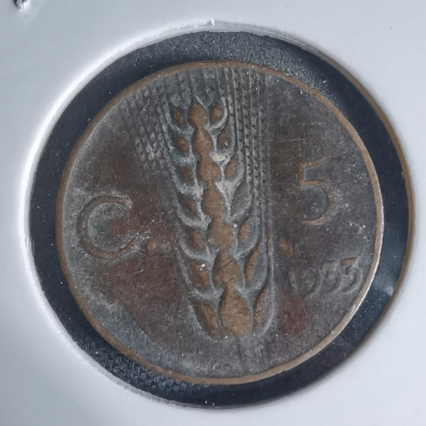 沼泽如烟--第941场 意大利1933年五分