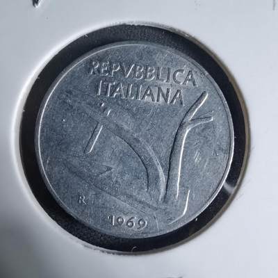 沼泽如烟--第941场 - 意大利1969年10里拉