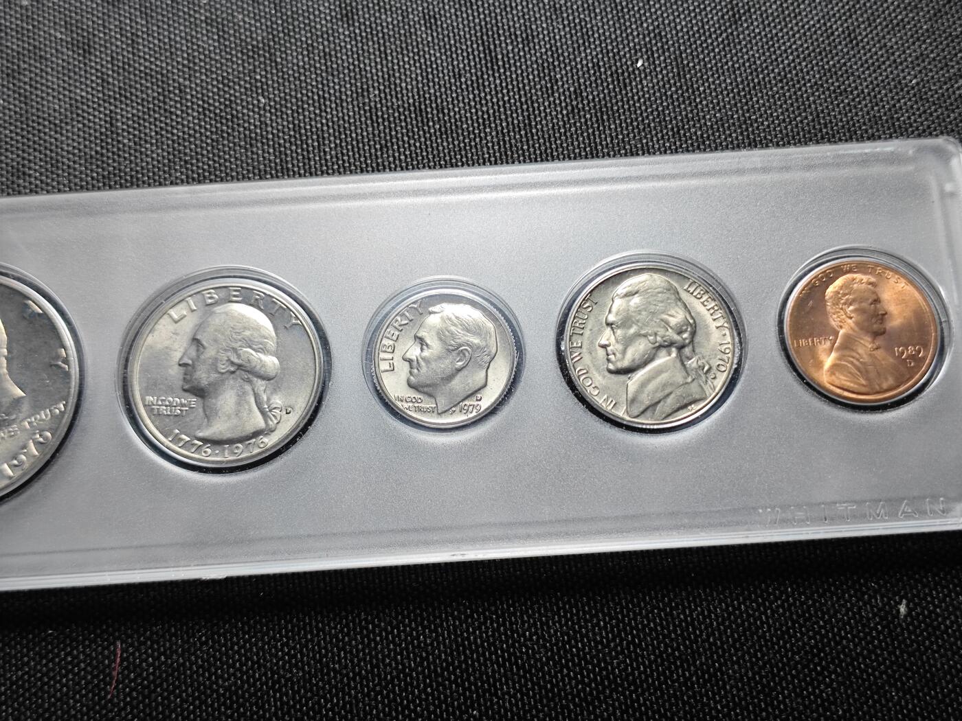 KK钱币收藏小铺 《套币 好品/批量散币专场》  2月预留时间 周末发货  美国建国200周年纪念套币