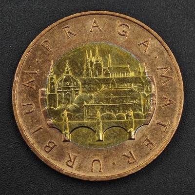 【淘币小摊】实时拍第八百三十三拍   散币场   满百包邮可预留二周 每周一统一发货   - 捷克1993年50克朗双色币