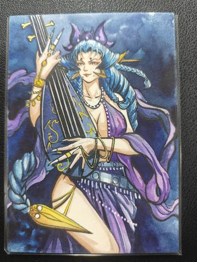 天玑星卡拍第152期《12.22周一截拍》持续收拍收评中 满赠卡需备注 - 【手绘卡】Rubick 西游手绘 蝎子精 手绘卡