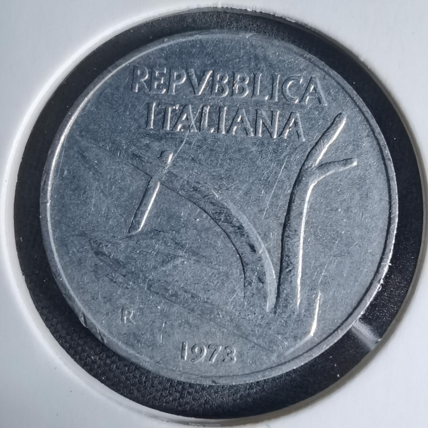 沼泽如烟--第941场 意大利1973年10里拉