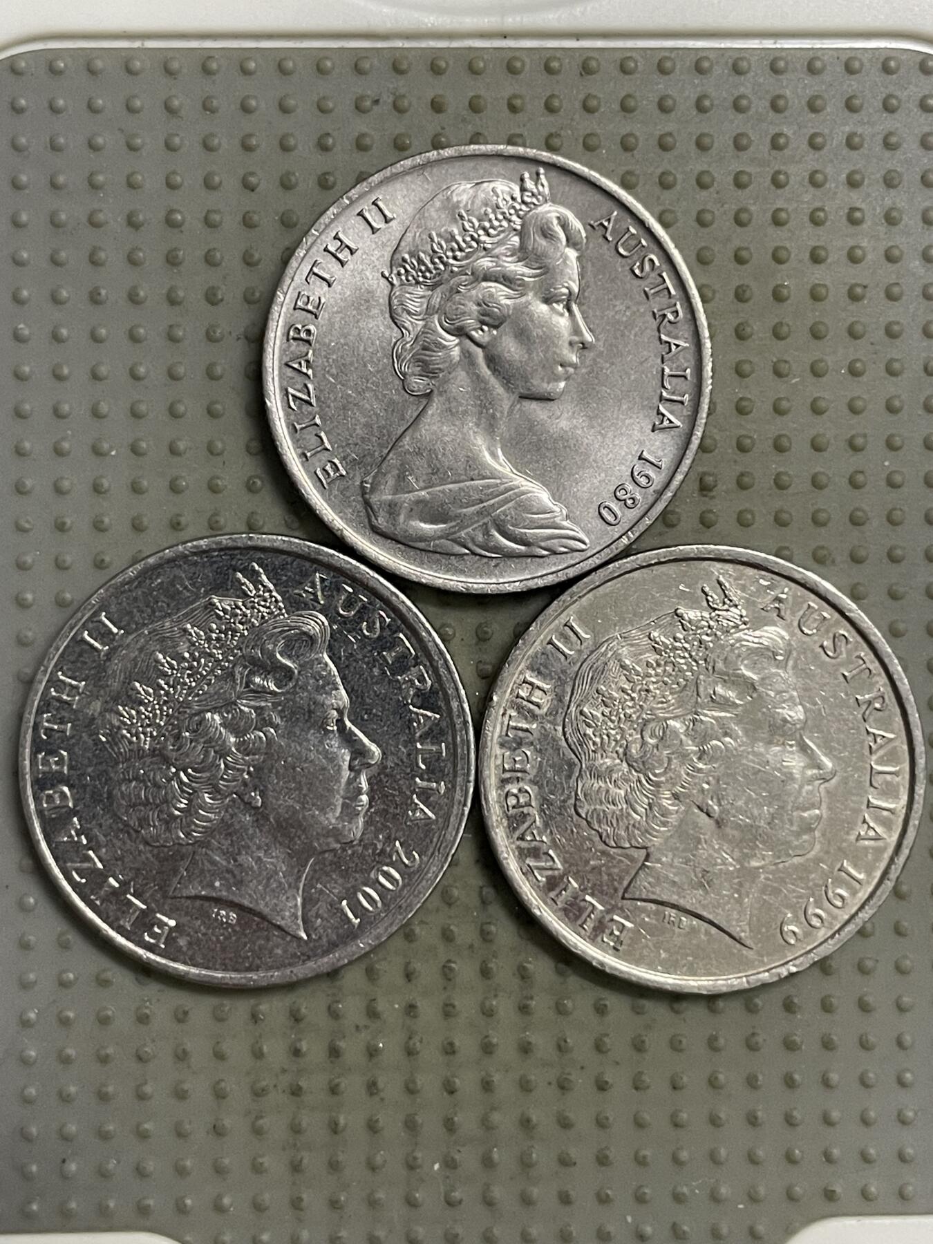 2025年第142场各国散币拍卖（总第142场） 澳大利亚10分3枚