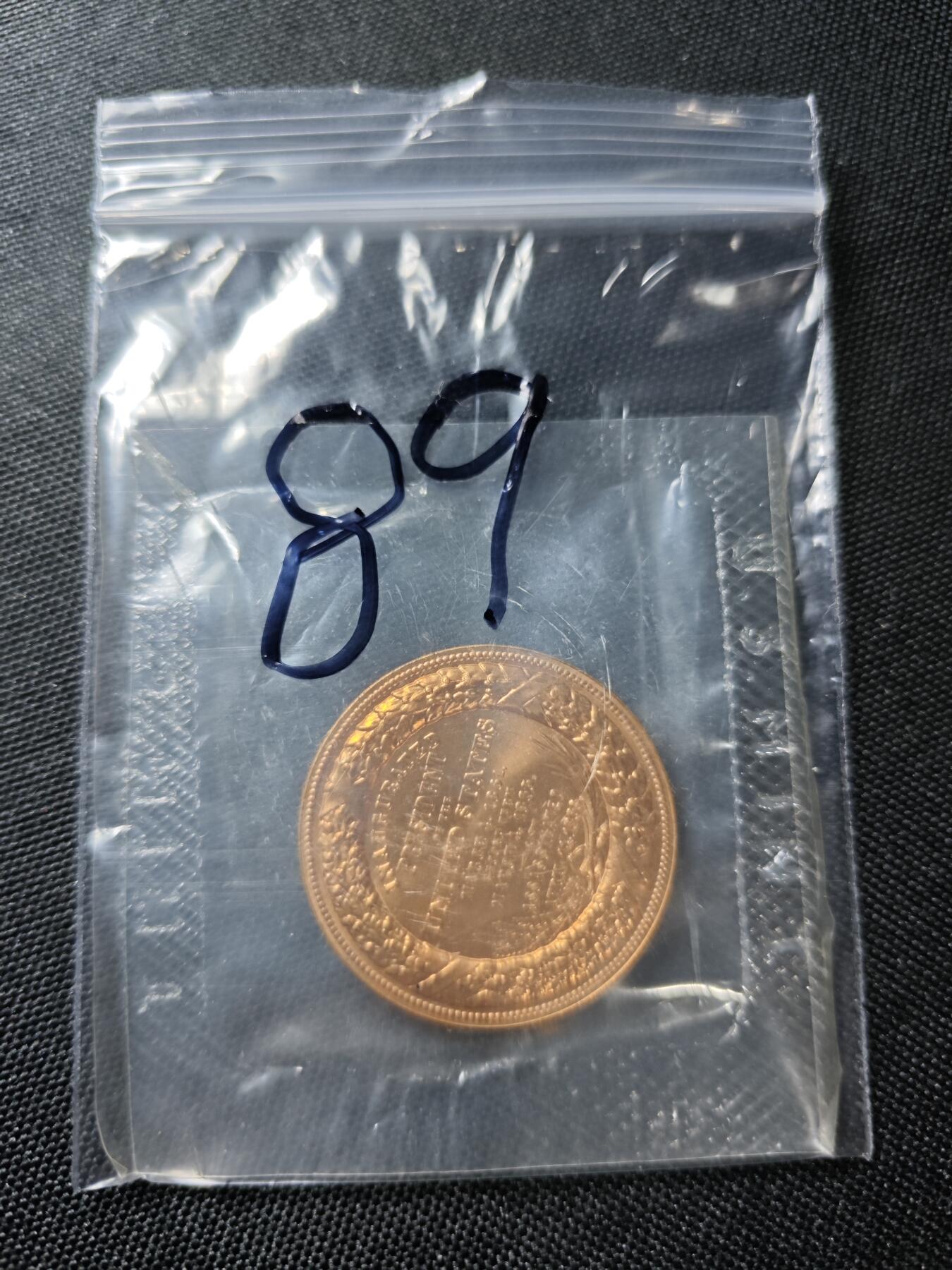 KK钱币收藏小铺 《套币 好品/批量散币专场》  2月预留时间 周末发货 美国 总统纪念章 塑封未开