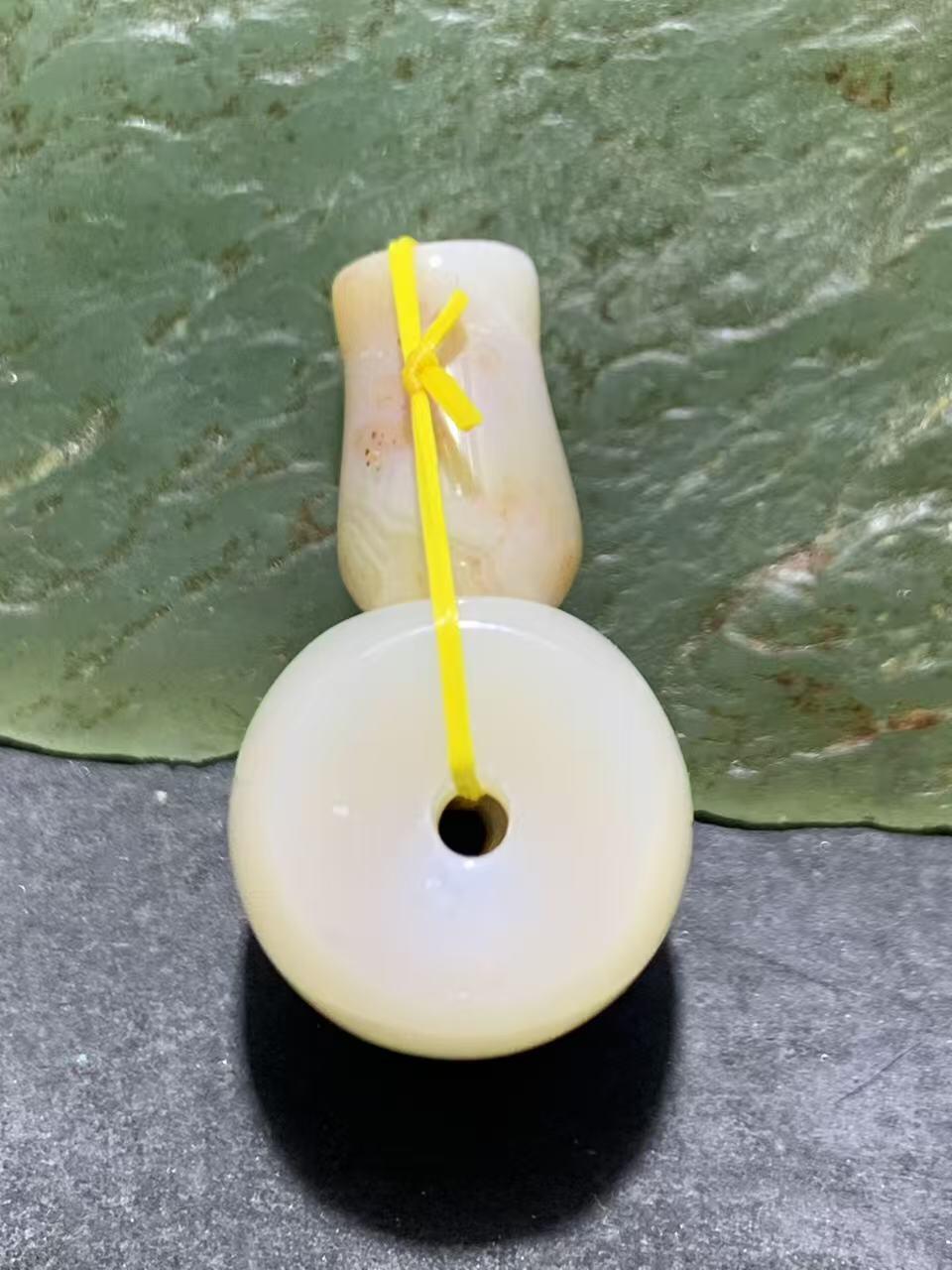 精美高玉化缠丝玛瑙随形佛头三通一套