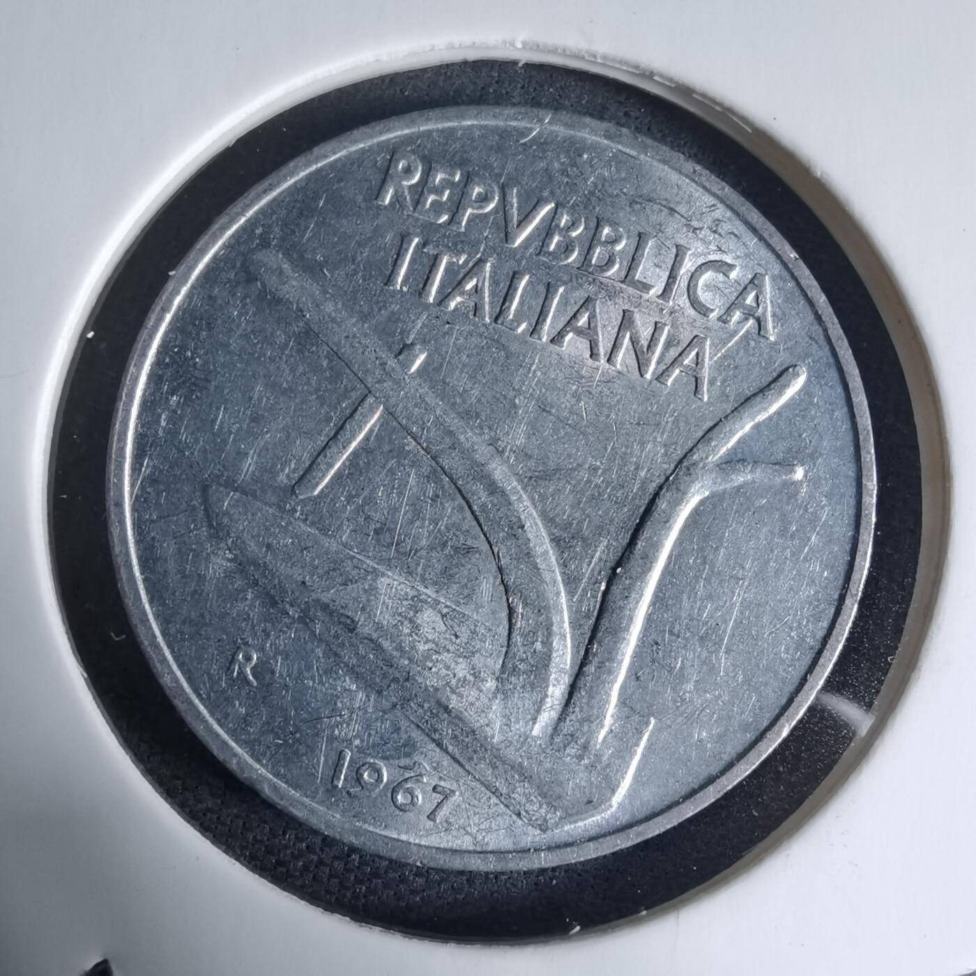 沼泽如烟--第941场 意大利1967年10里拉