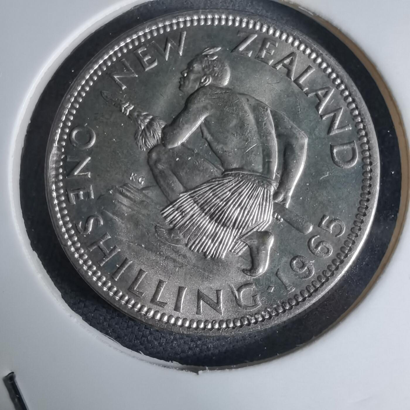 沼泽如烟--第941场 新西兰1965年1先令