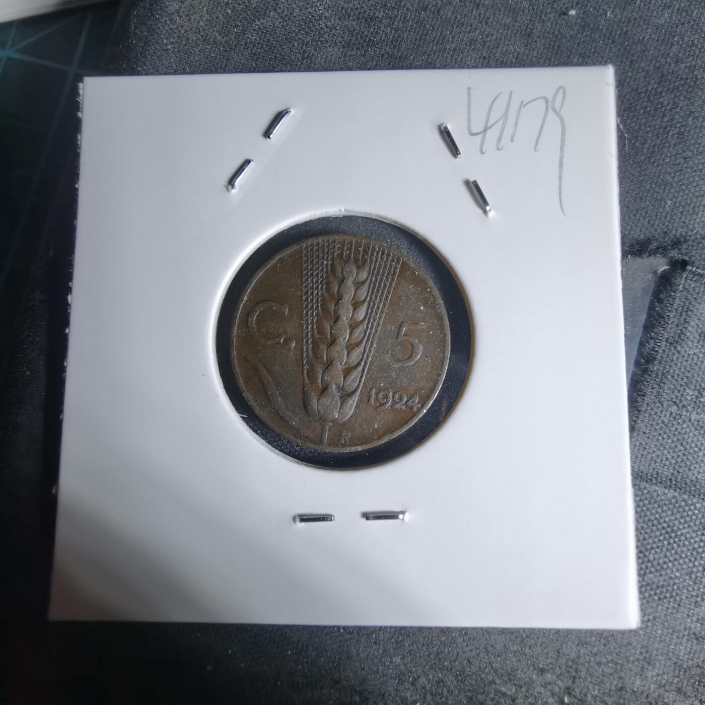 沼泽如烟--第941场 意大利1924年五分