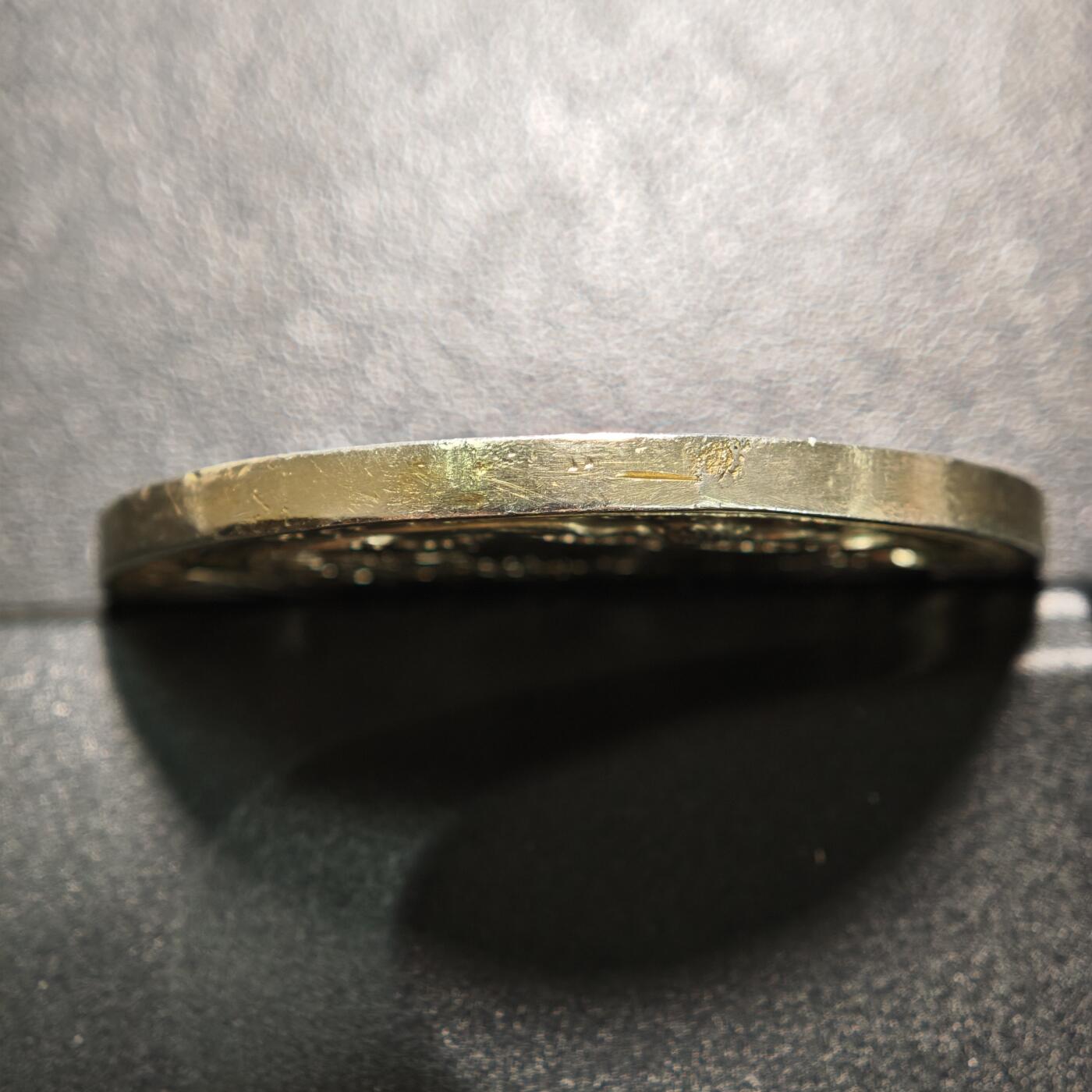 【德藏】世界币章拍卖第158期（拍品征集中~欢迎藏友联系） 1897年 德国纽伦堡第十二届联邦射击节镀金纪念银章(有焊点去除) 该属于德意志帝国时期重要的射击赛事纪念章，由德国造币机构铸造，用以纪念当年在纽伦堡举办的联邦射击节盛会 德国联邦射击节（Bundesschiessen）始于1861年，是德意志地区规模最大的射击赛事，兼具军事训练与民间体育属性，1897年纽伦堡举办的第十二届赛事是德意志帝国时期的重要体育盛会 直径约：40.3mm；重约：29.4g