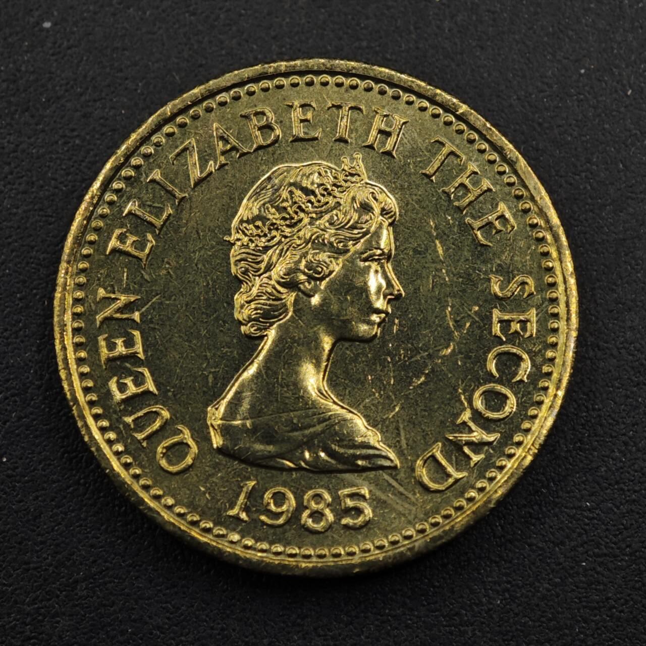 【淘币小摊】实时拍第八百三十三拍   散币场   满百包邮可预留二周 每周一统一发货   泽西岛1985年十二教区1镑铜币